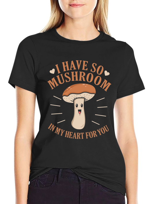 Mushroom Heart T-Shirt - Love & Laughter Tee
