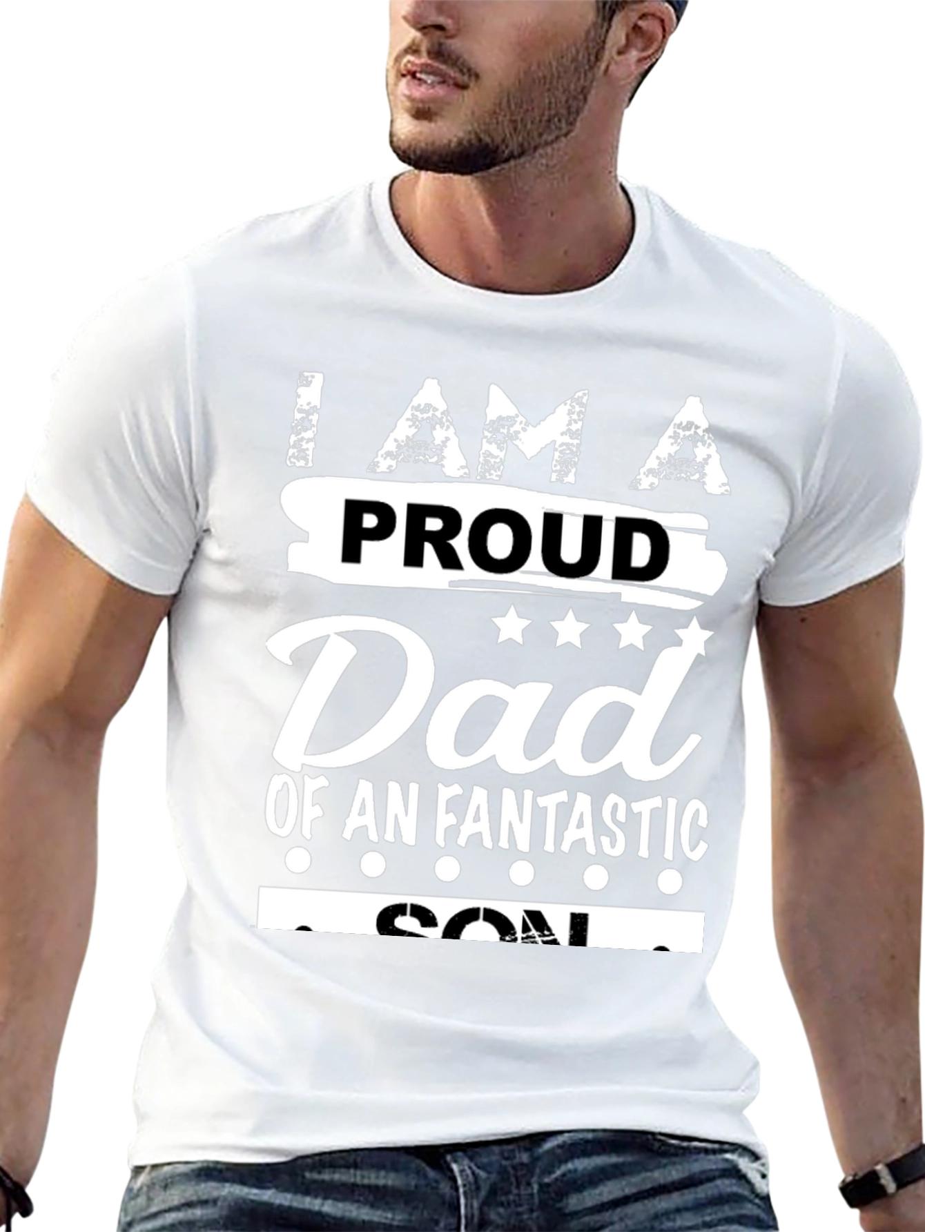 Proud Dad Graphic T-Shirt