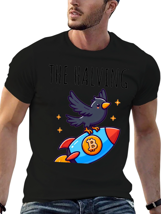 The Halving Bitcoin Rocket T-Shirt