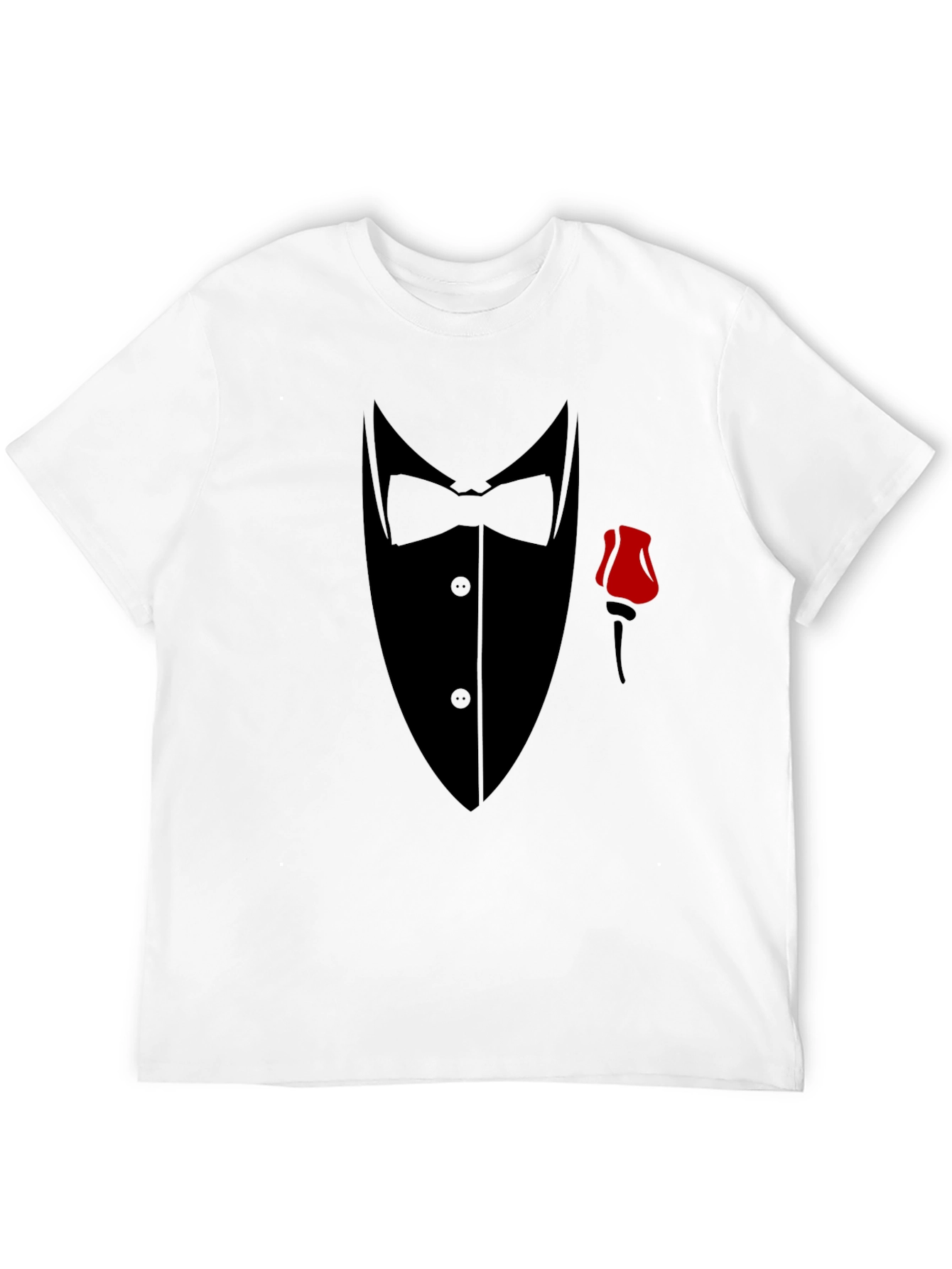 Tuxedo Graphic T-Shirt - Formal Wear Illusion
