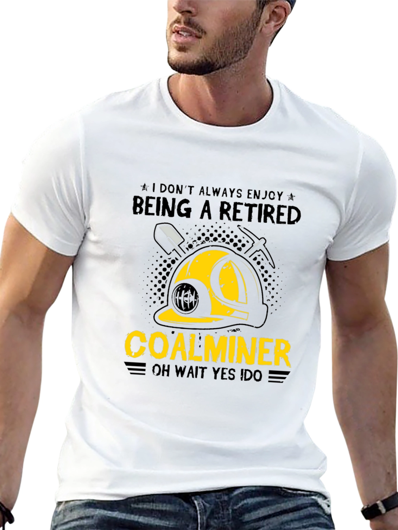 Retired Coal Miner Graphic T-Shirt