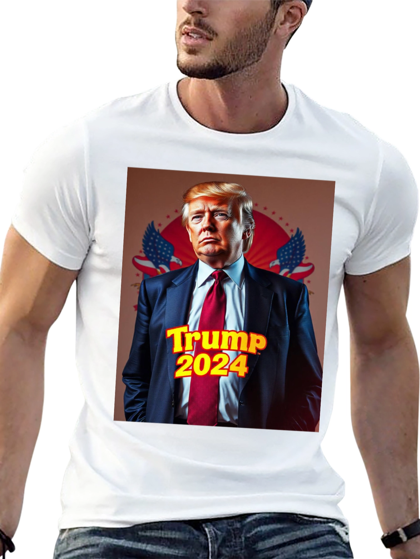 Trump 2024 T-Shirt: Patriotic Political Apparel
