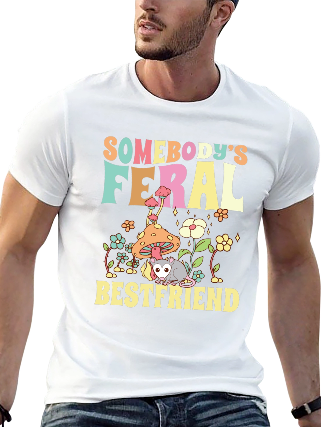 Feral Bestfriend Graphic Tee