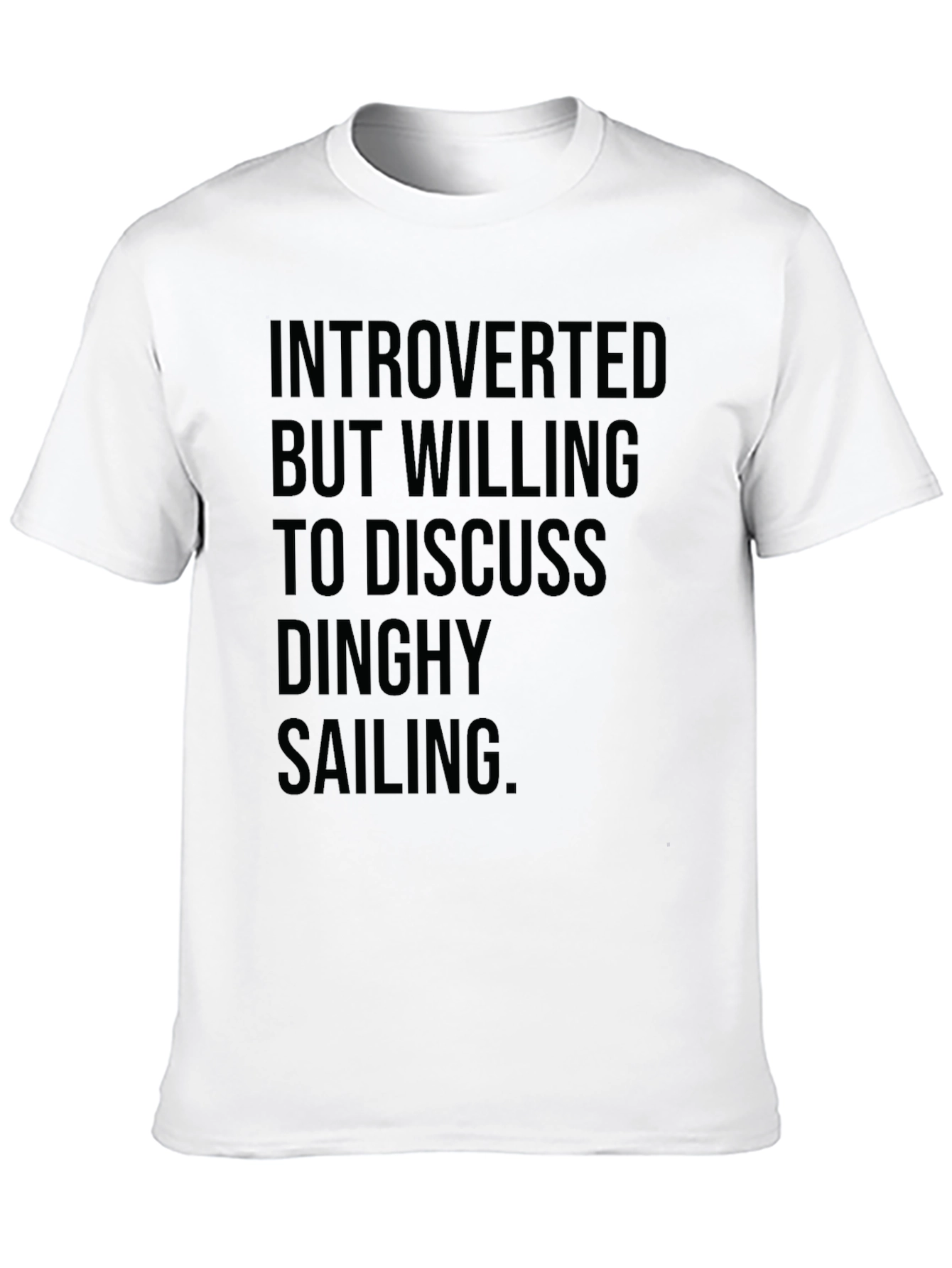 Introverted Dinghy Sailing Graphic Tee