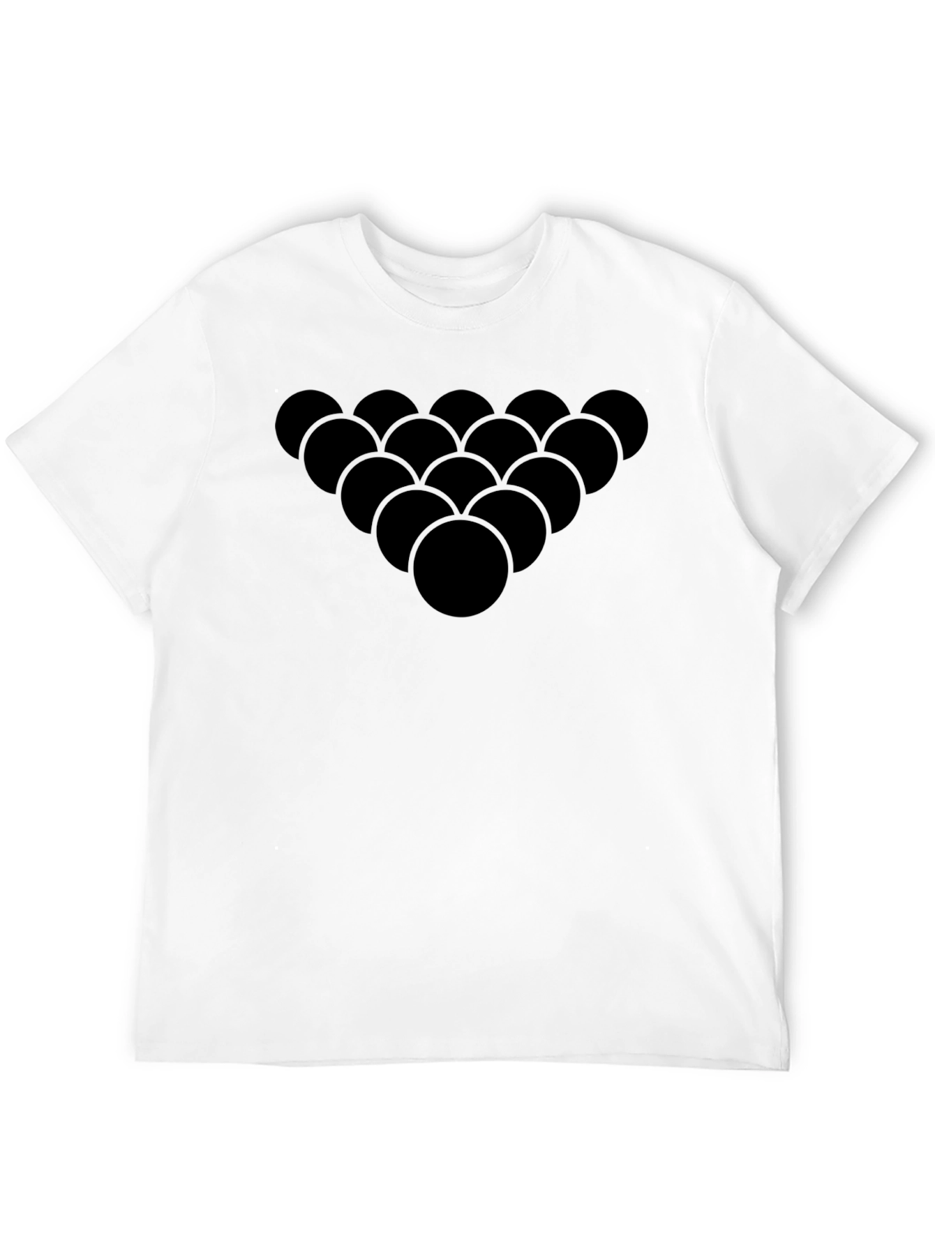 Black Billiard Ball Rack T-Shirt