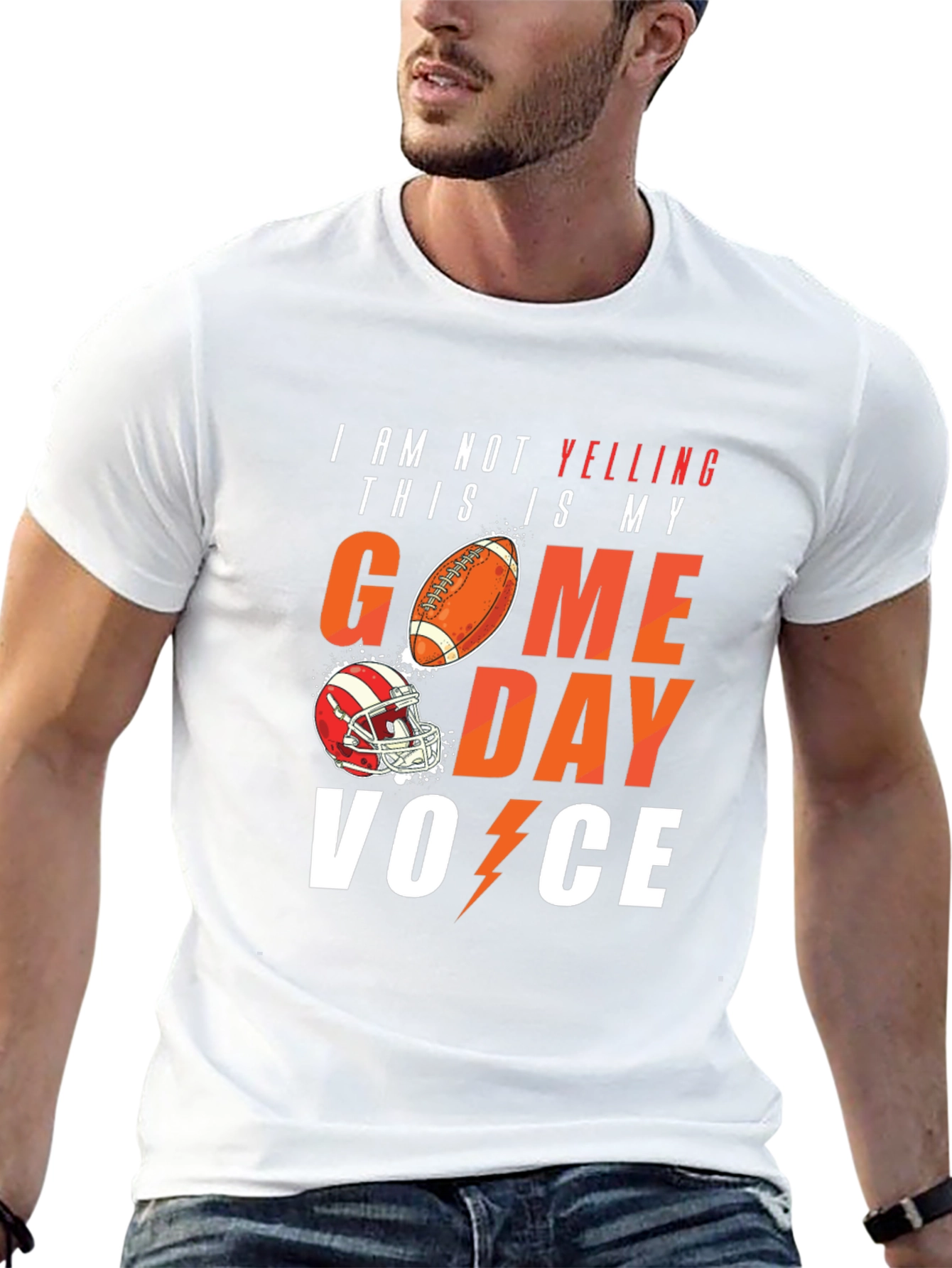 Game Day Voice T-Shirt - Football Fan Tee