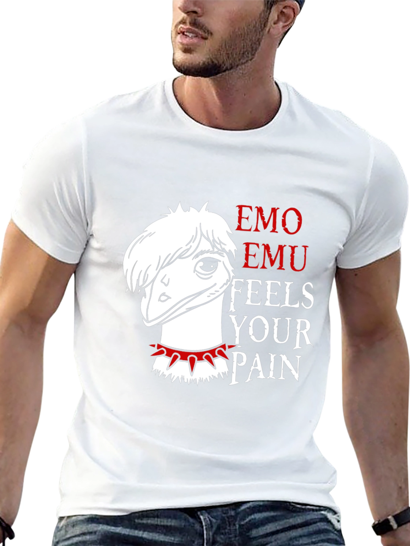Emo Emu Feels Your Pain T-Shirt