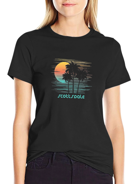 Scottsdale Palm Tree Sunset T-Shirt