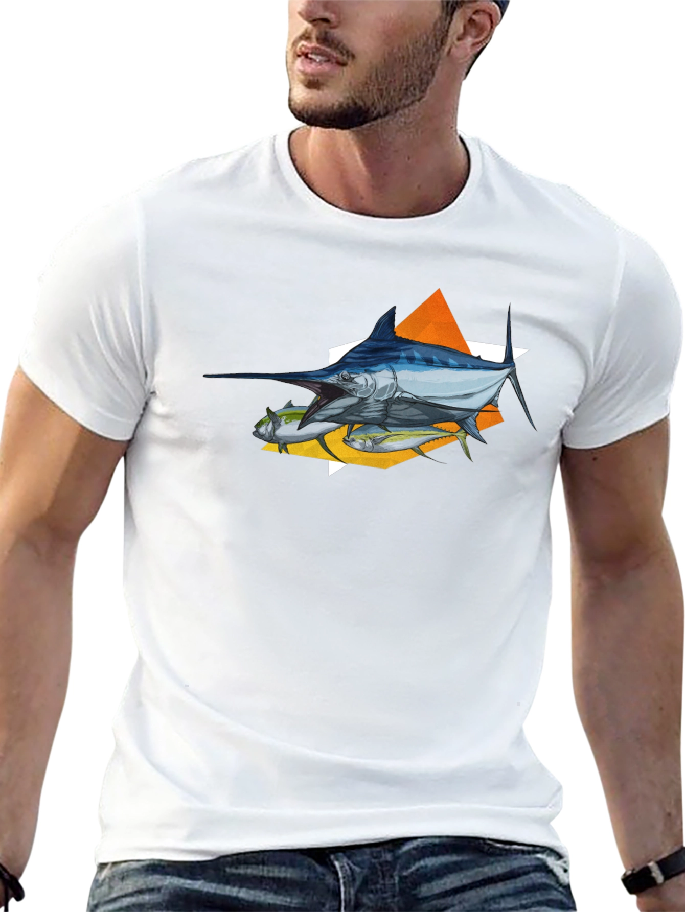 Marlin Fish Graphic Tee - Angler Style
