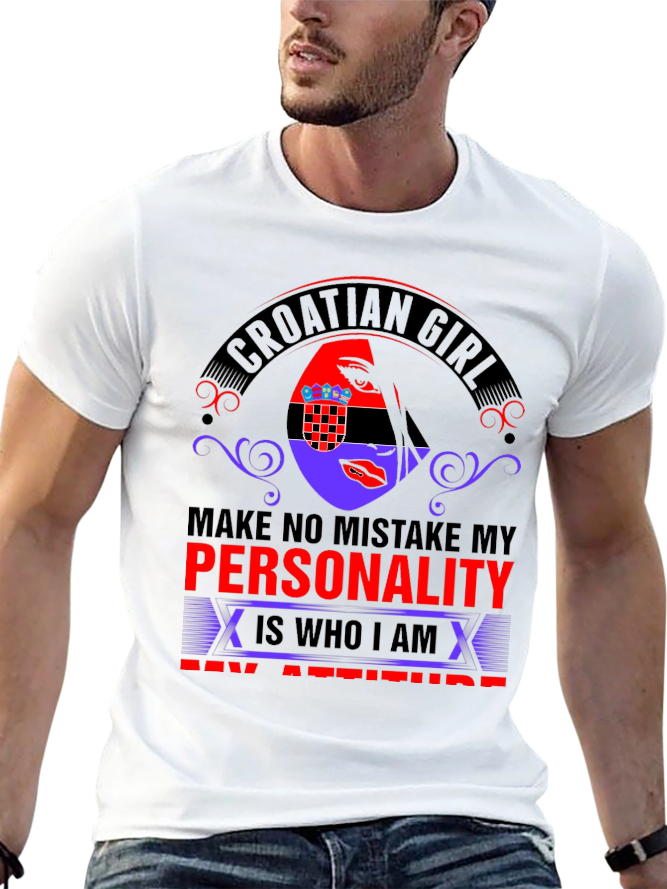 Croatian Girl Personality T-Shirt