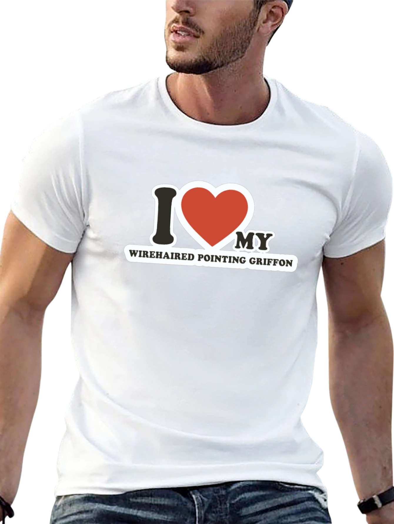 I Love My Wirehaired Pointing Griffon T-Shirt