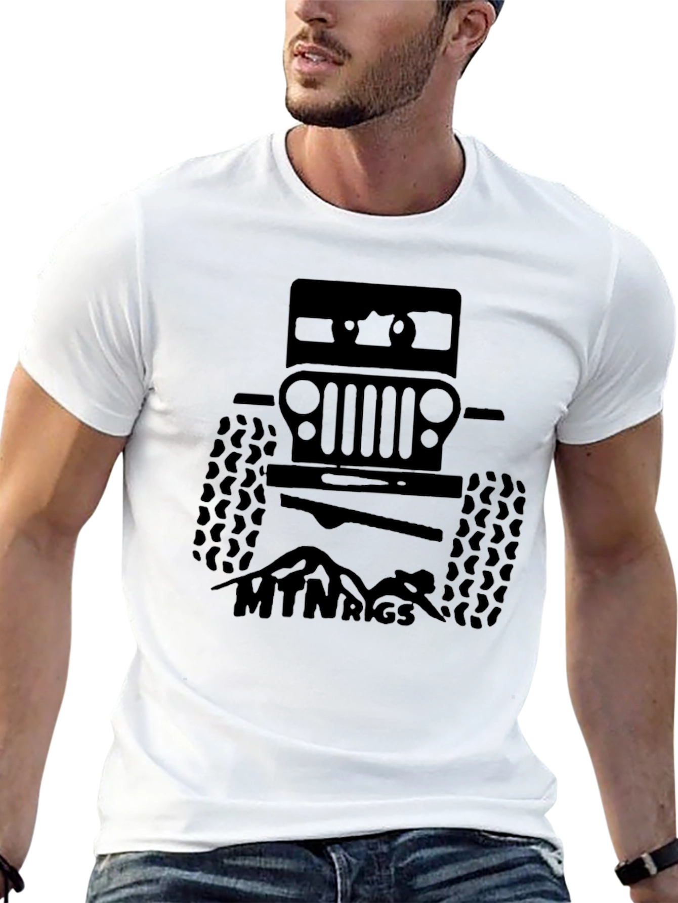 MTN Rigs Off-Road T-Shirt - Black Jeep Design