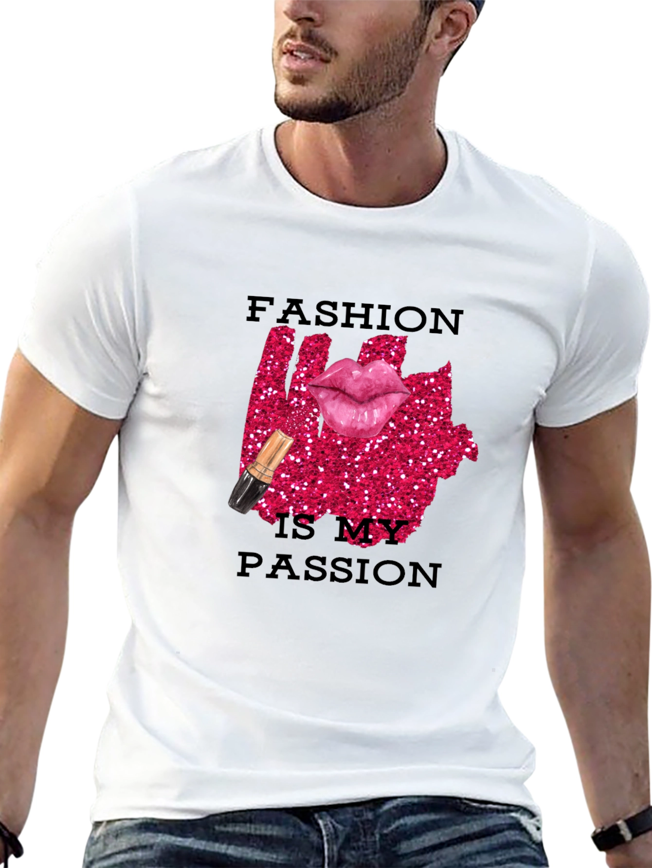 Fashion is My Passion Graphic Tee - Trendy Design