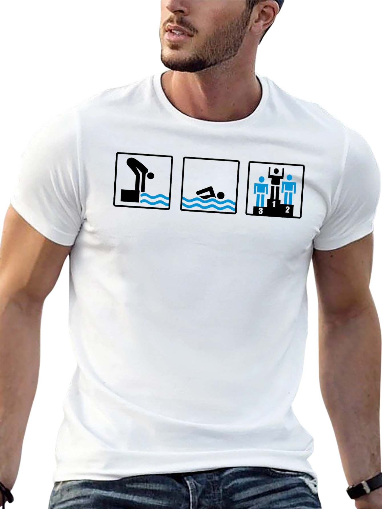 Triathlon Swim Bike Run T-Shirt