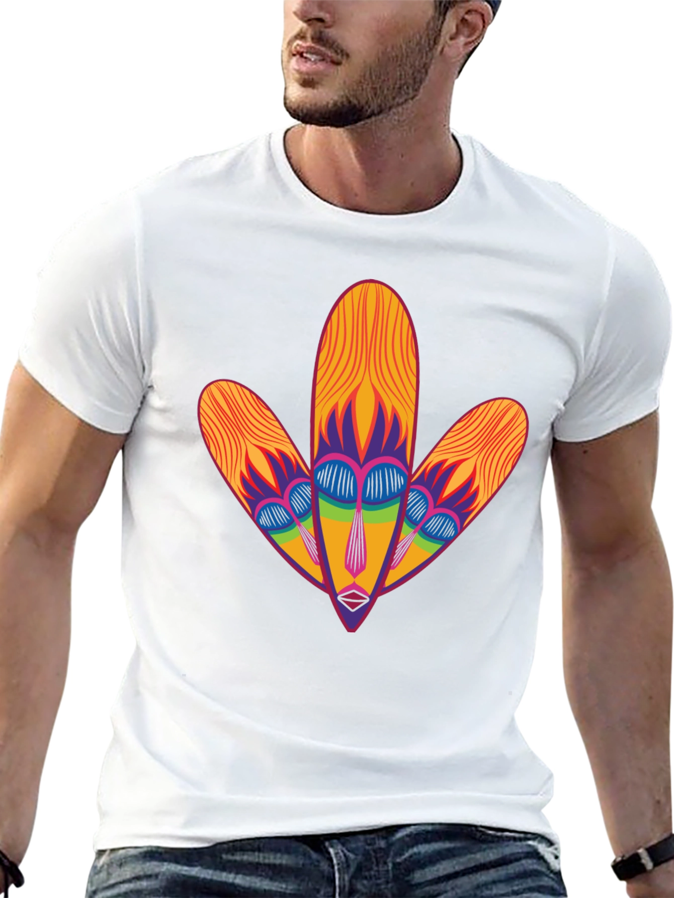 Abstract Floral Tee - Modern Graphic Design