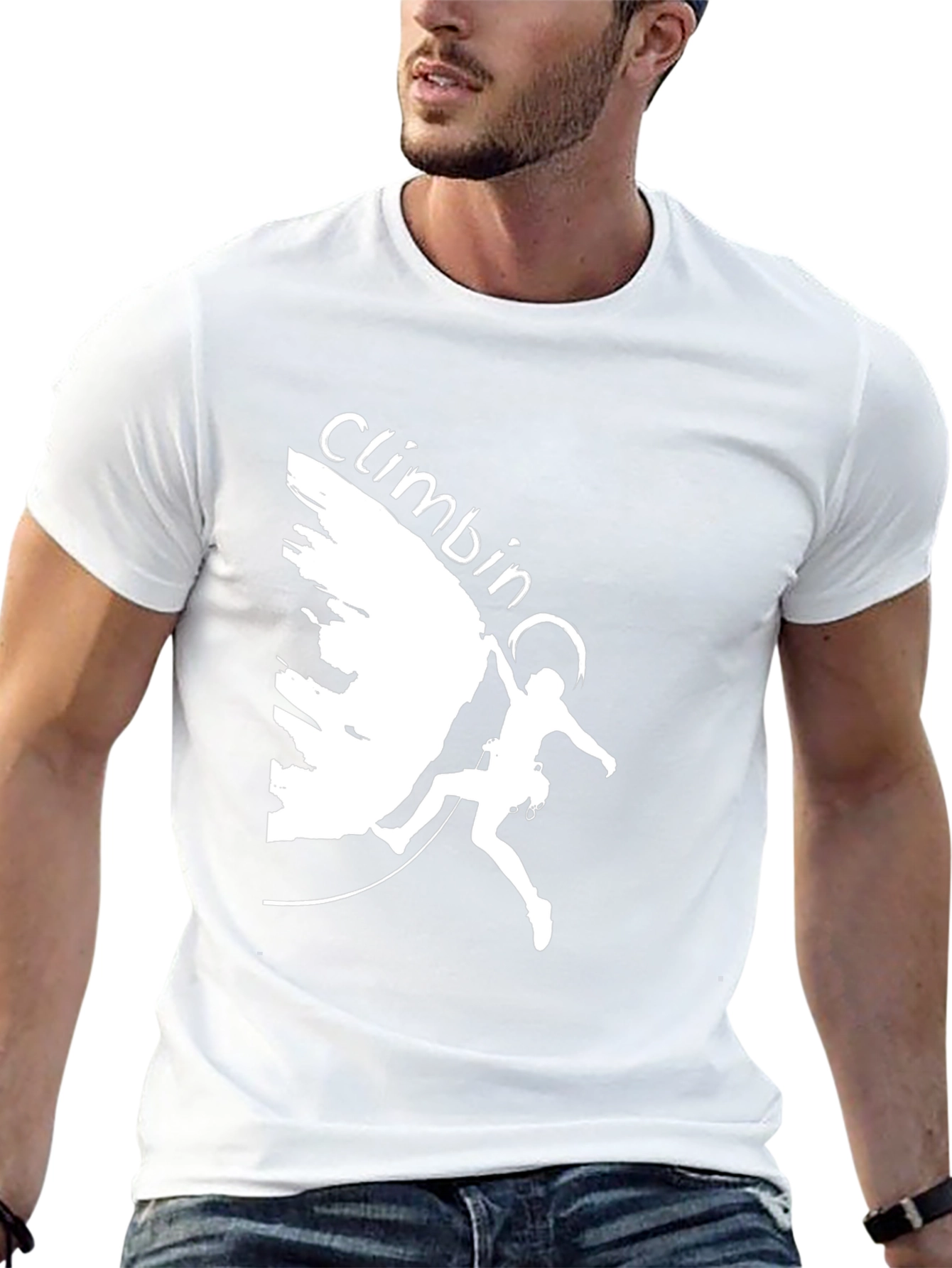 Climbing Graphic Tee - Black