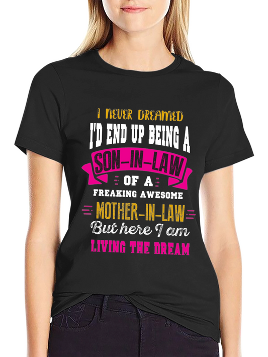 Funny Son-in-Law T-Shirt - Awesome Mother-in-Law Tee