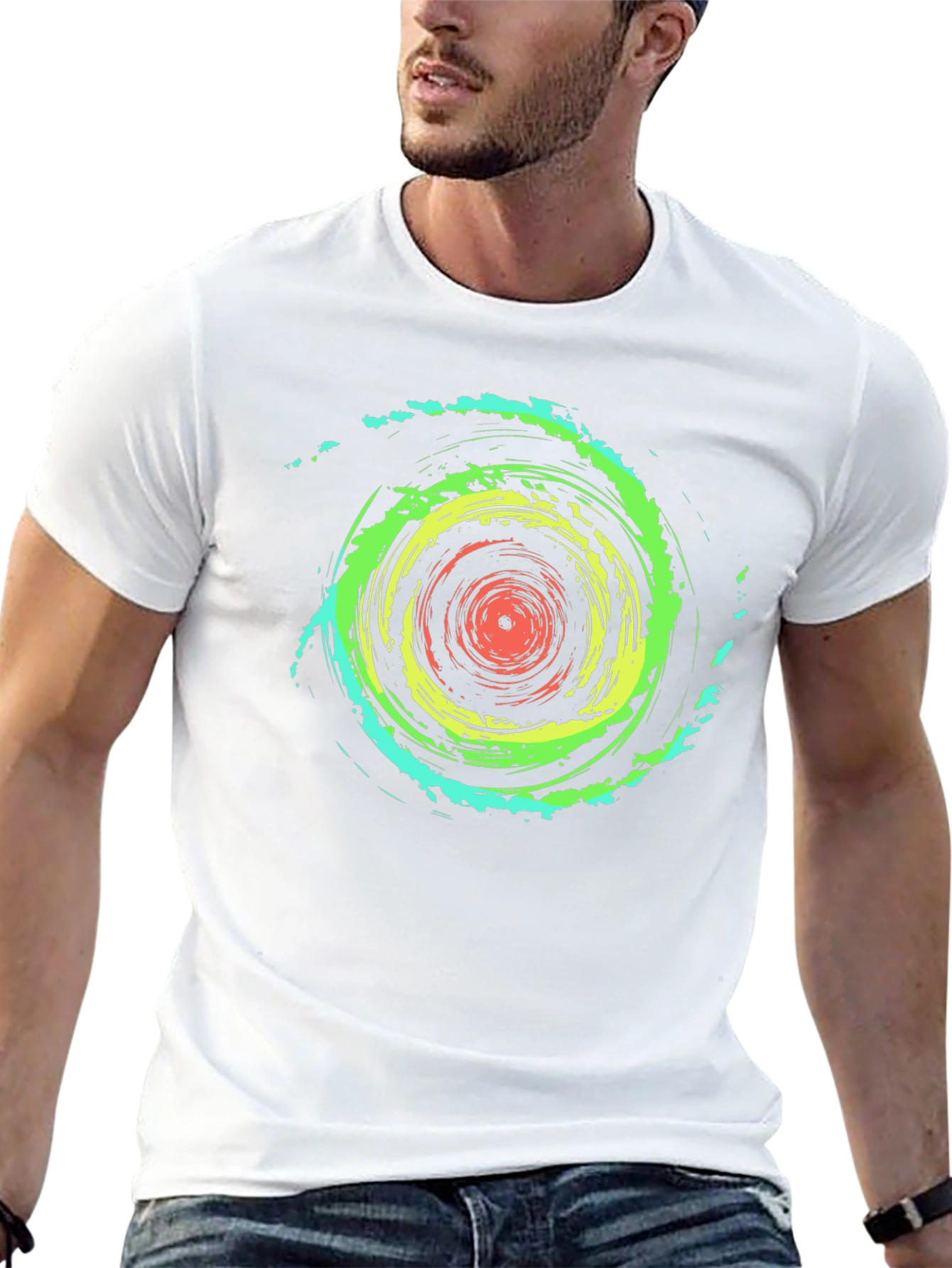 Vortex Graphic Tee - Mens Black T-Shirt