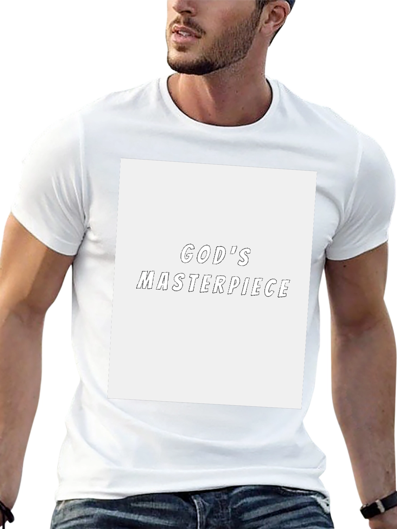 Gods Masterpiece Black Graphic Tee