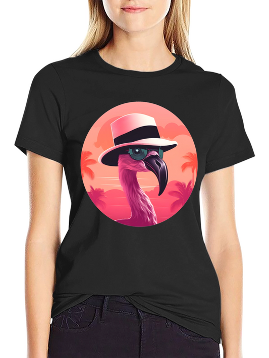 Cool Flamingo Graphic Tee - Summer Vibes