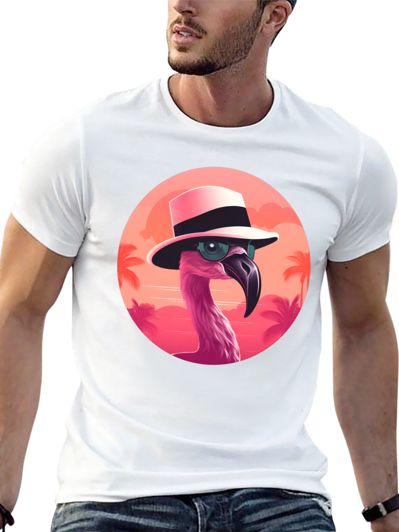 Cool Flamingo Graphic Tee - Summer Vibes