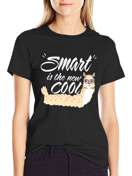 Smart is the New Cool Llama T-Shirt