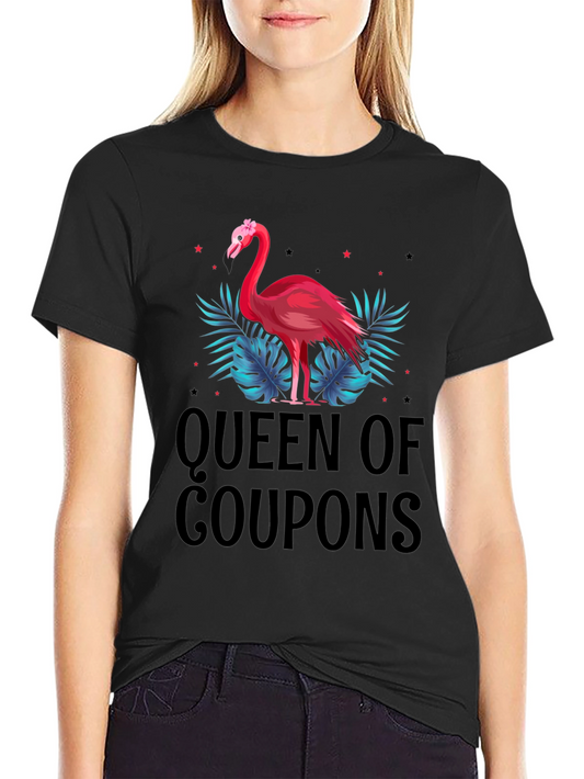 Queen of Coupons Flamingo Graphic Tee