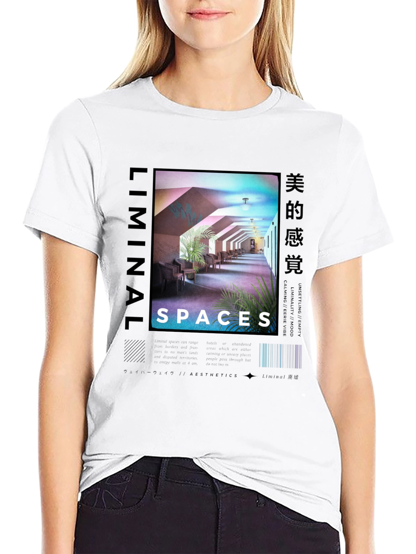 Liminal Spaces Graphic Tee - Retro Aesthetic T-Shirt
