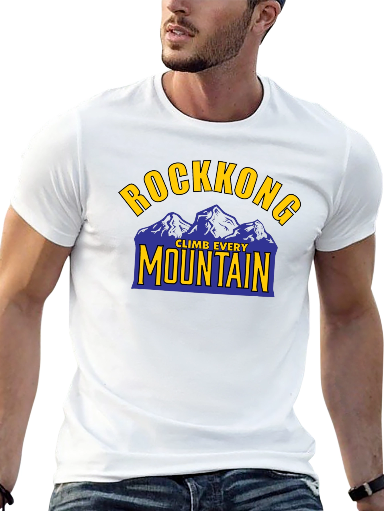 Rockkong Climb Every Mountain T-Shirt - Black