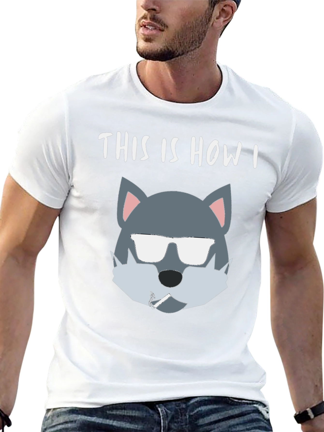 Cool Wolf T-Shirt - This Is How I Roll