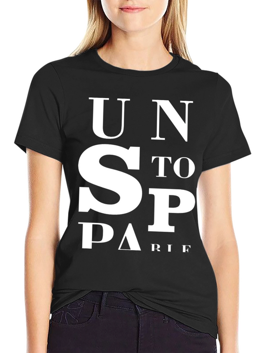 Unstoppable Mens Black Graphic T-Shirt