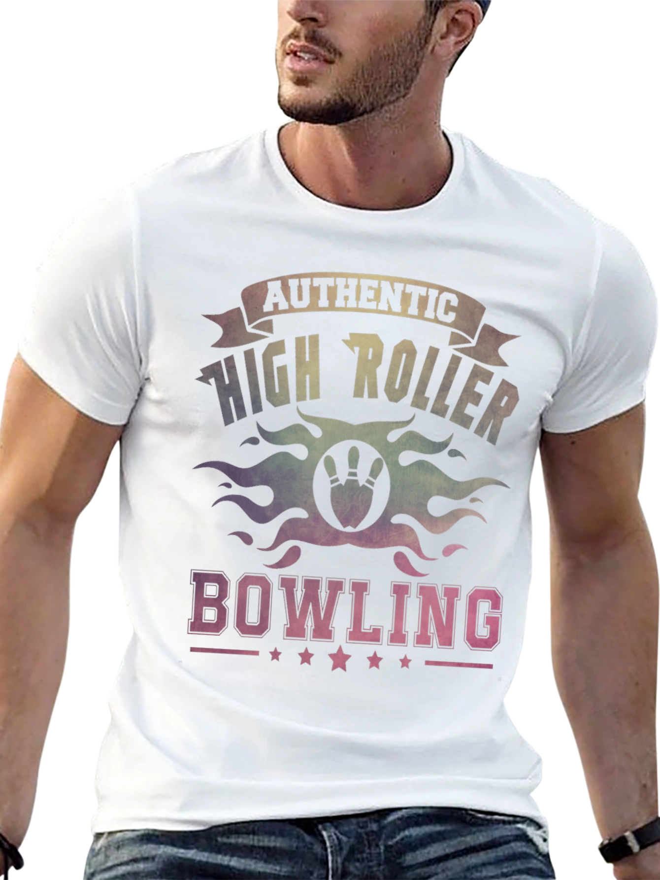 Authentic High Roller Bowling T-Shirt