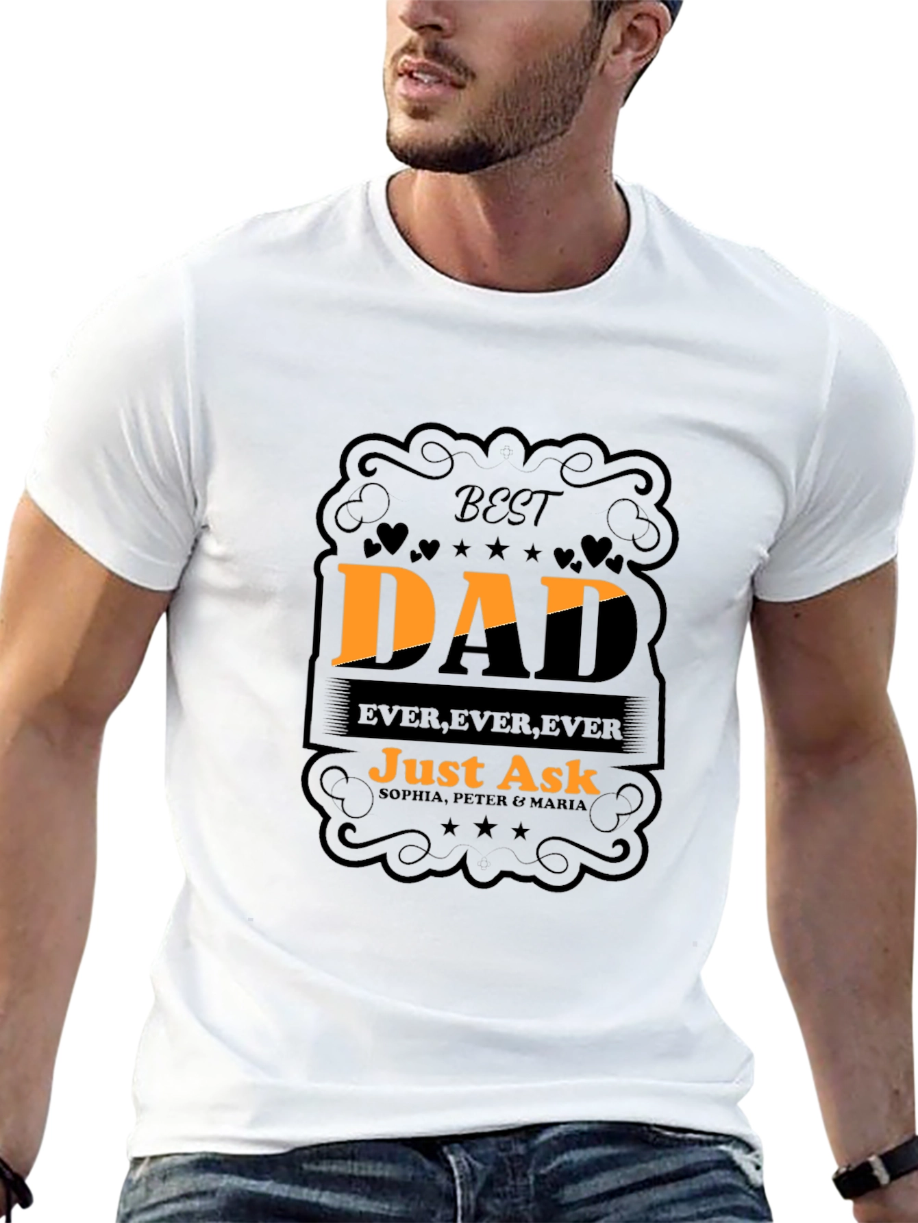 Best Dad Ever Graphic T-Shirt