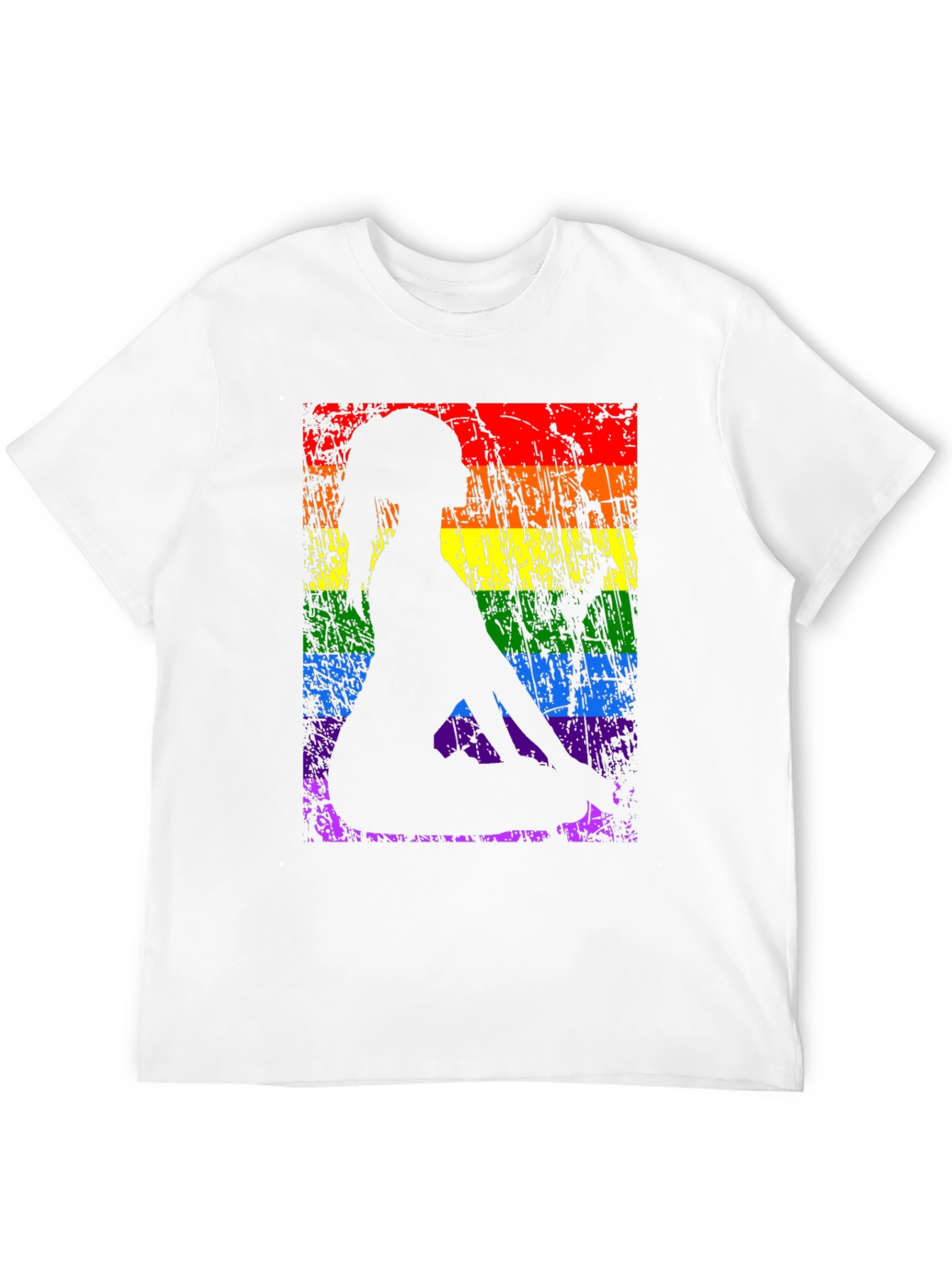 Yoga Pose LGBTQ Pride T-Shirt