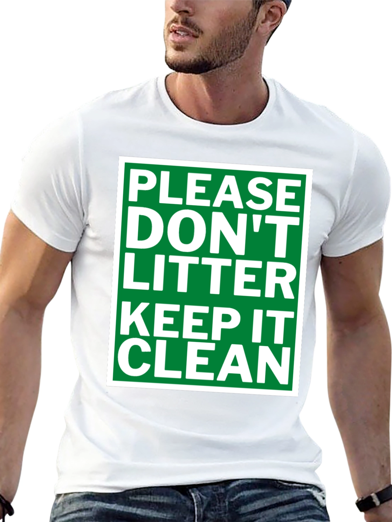 Please Dont Litter T-Shirt - Keep it Clean Tee