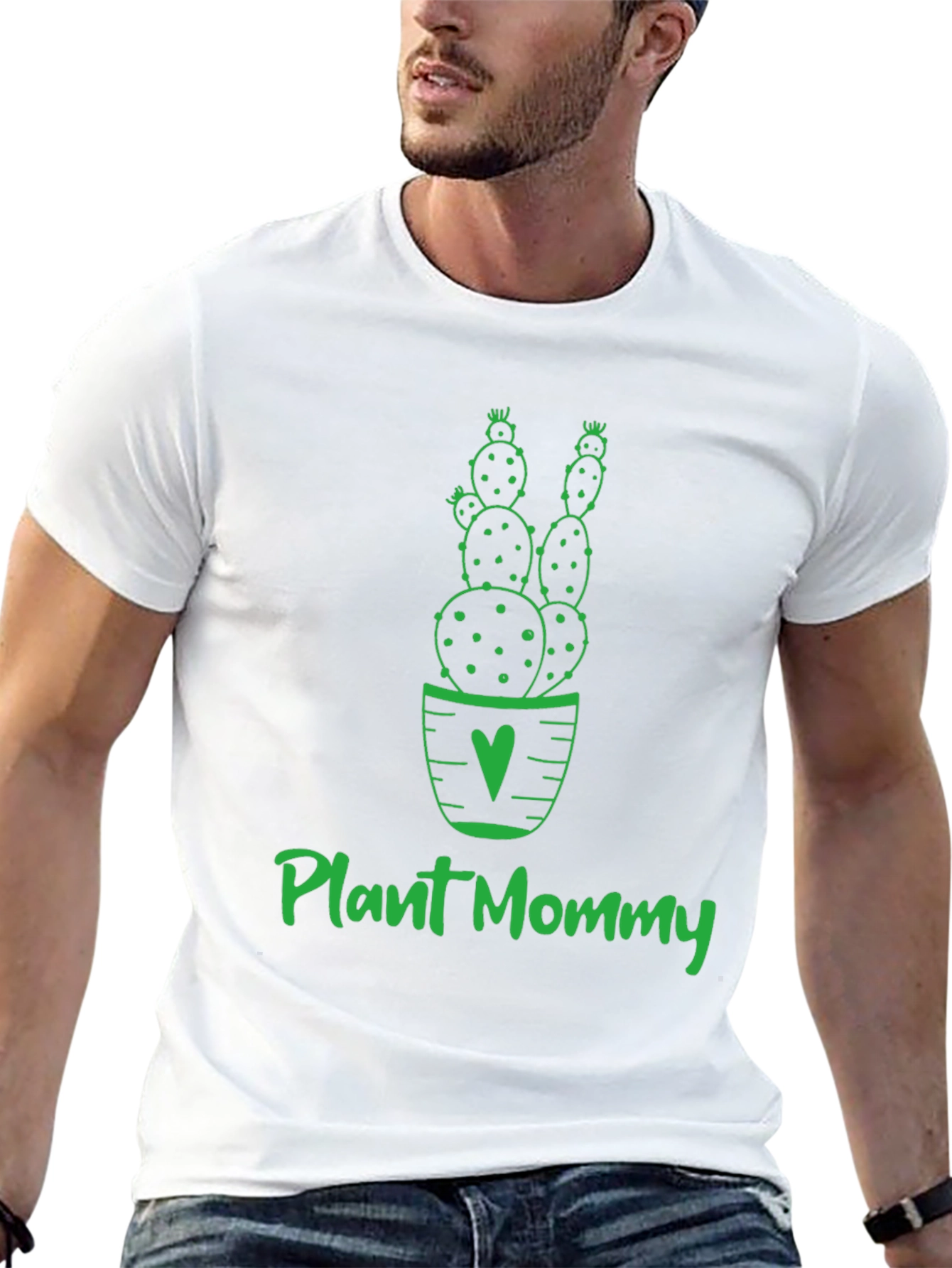 Plant Mommy Cactus Graphic T-Shirt