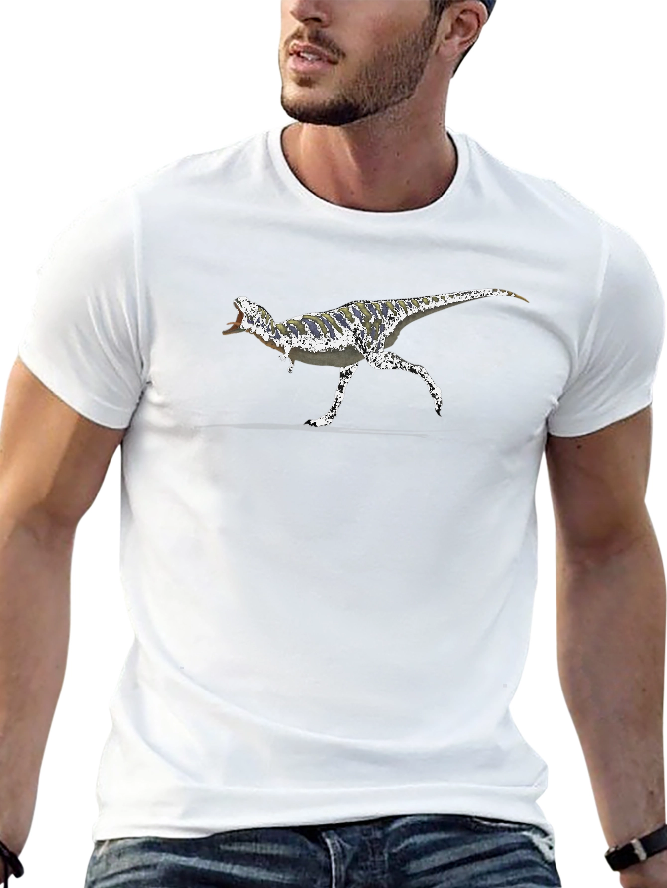 Dinosaur Graphic Black Tee