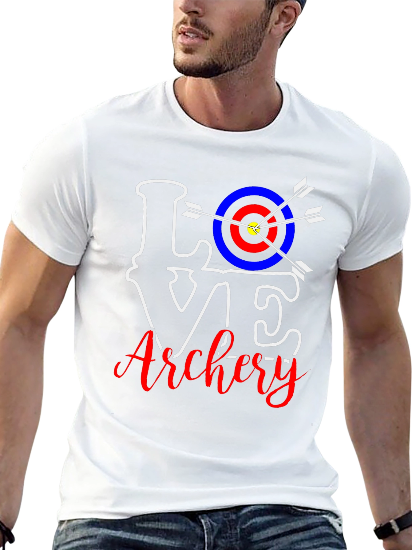 Love Archery T-Shirt - Target Arrow Design