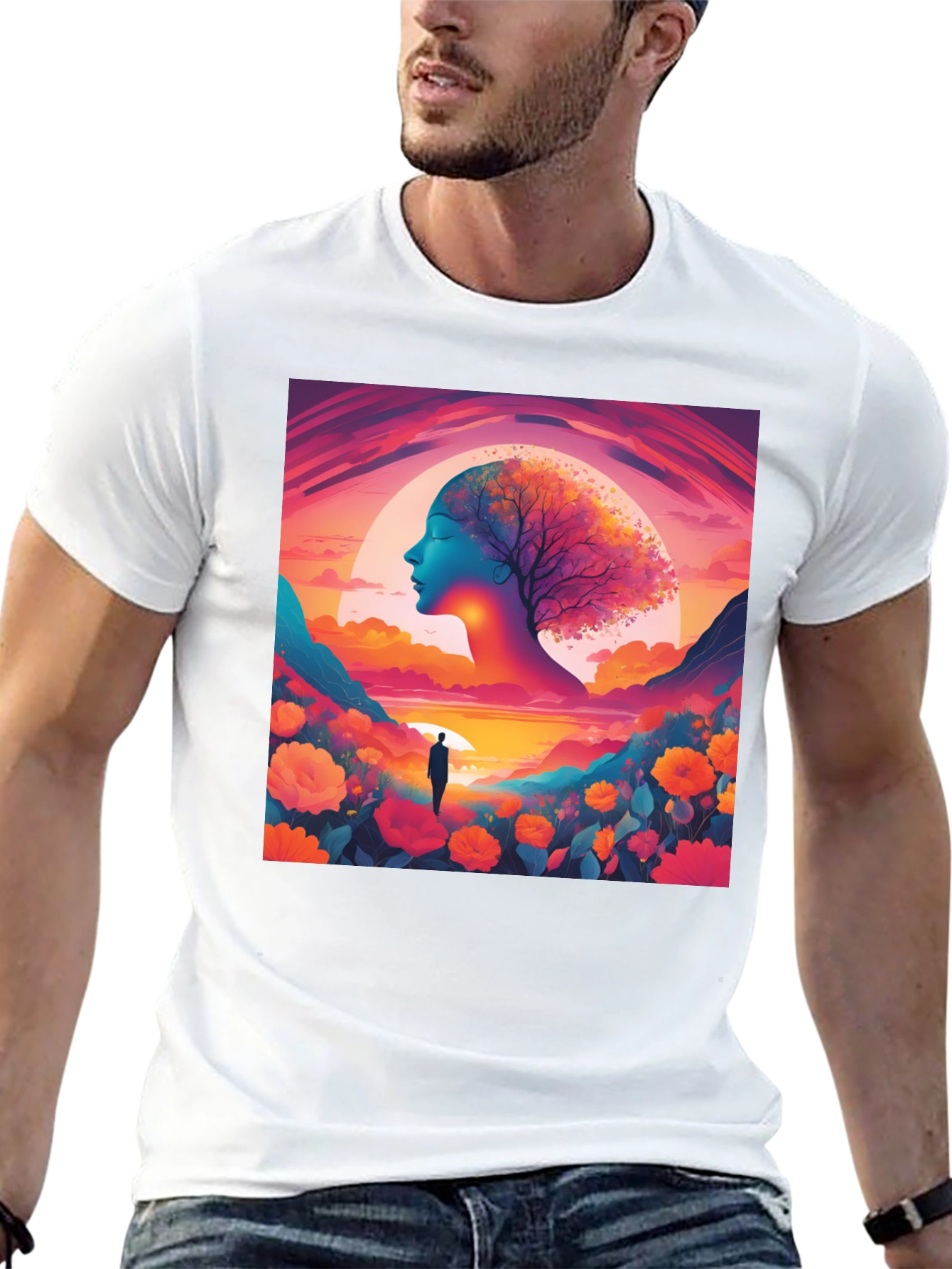 Natures Dream T-Shirt - Artistic Graphic Tee