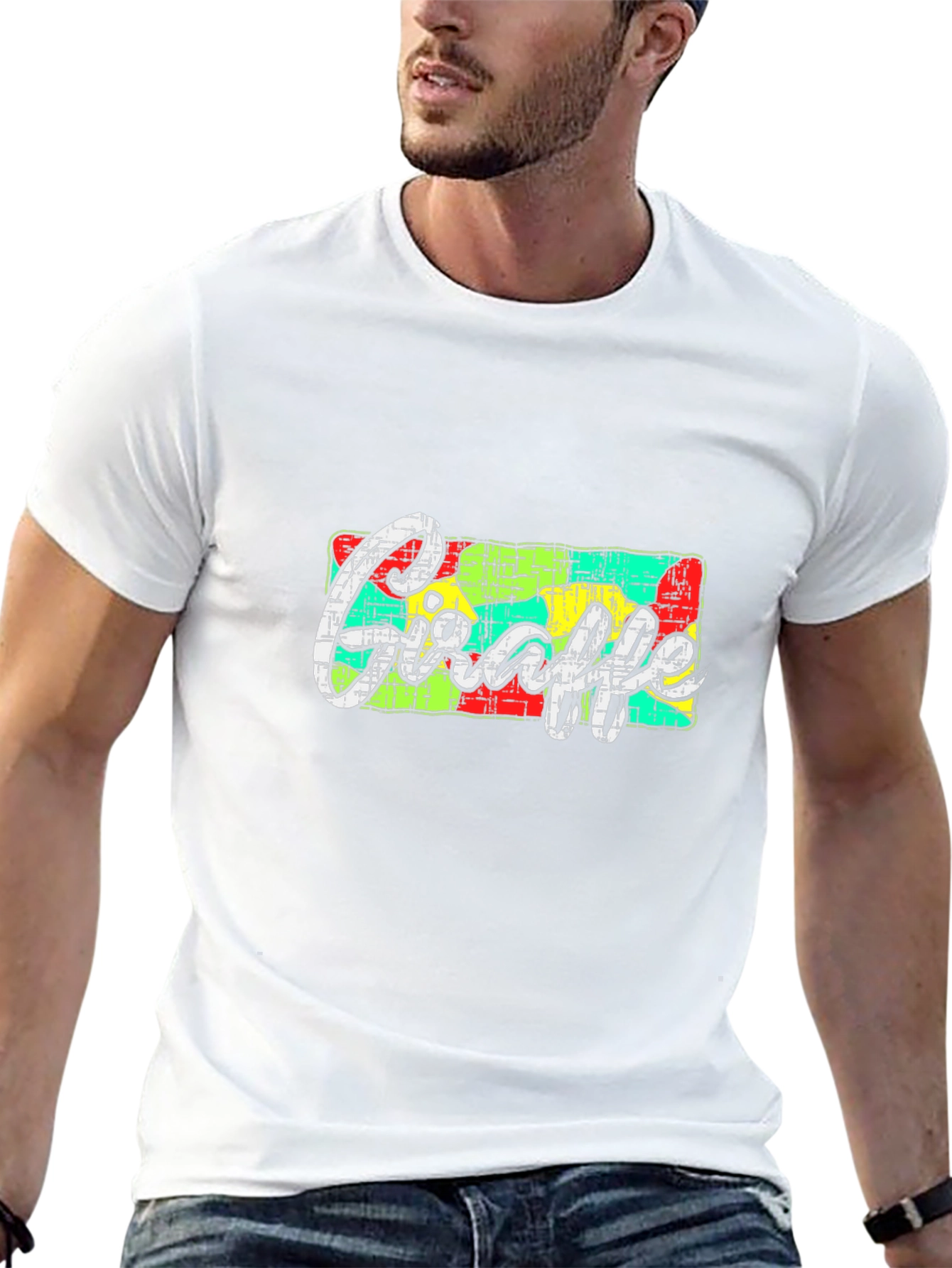 Giraffe Graphic Tee - Quirky Animal Lovers T-Shirt