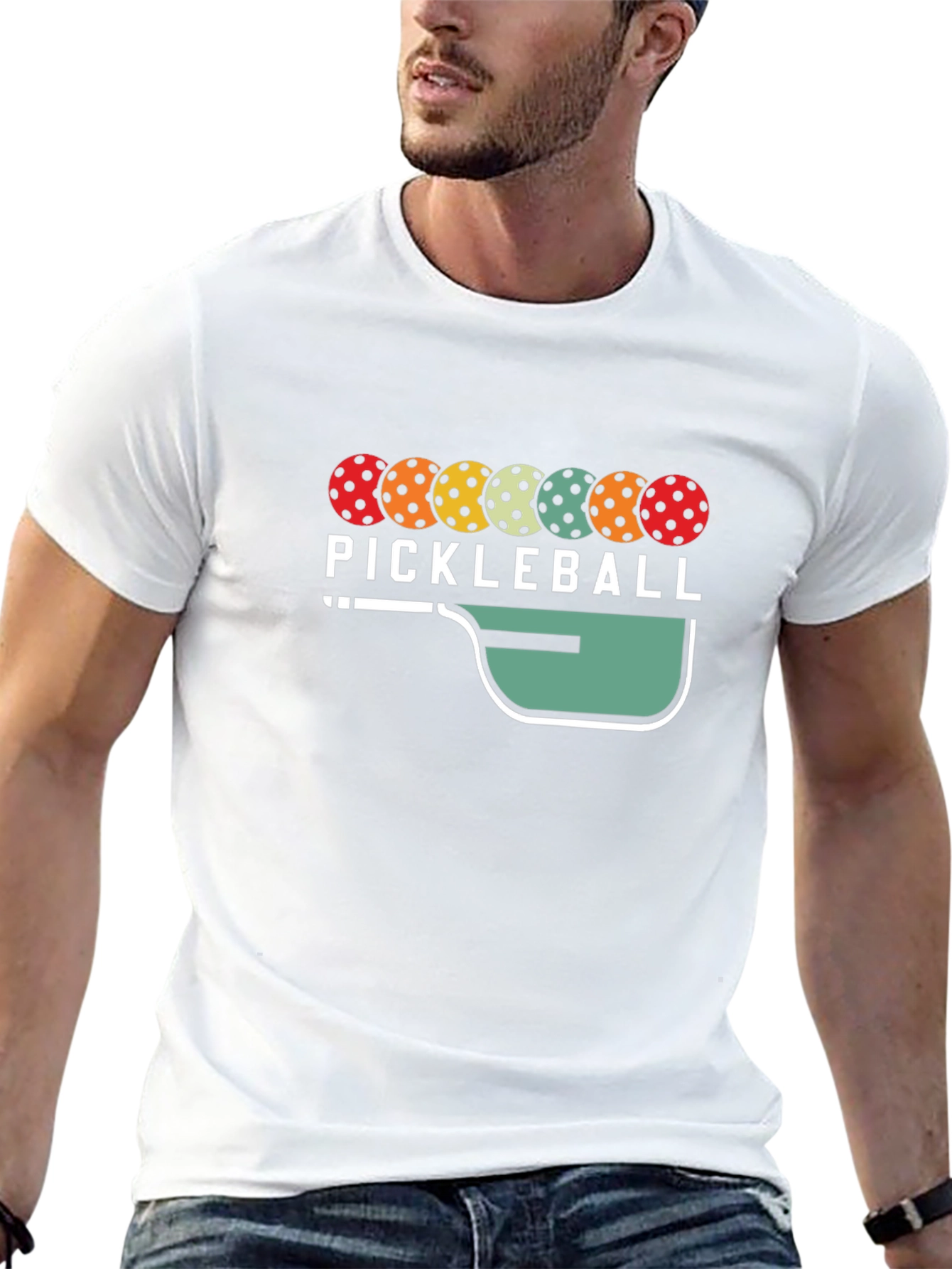 Pickleball Graphic Tee - Retro Style