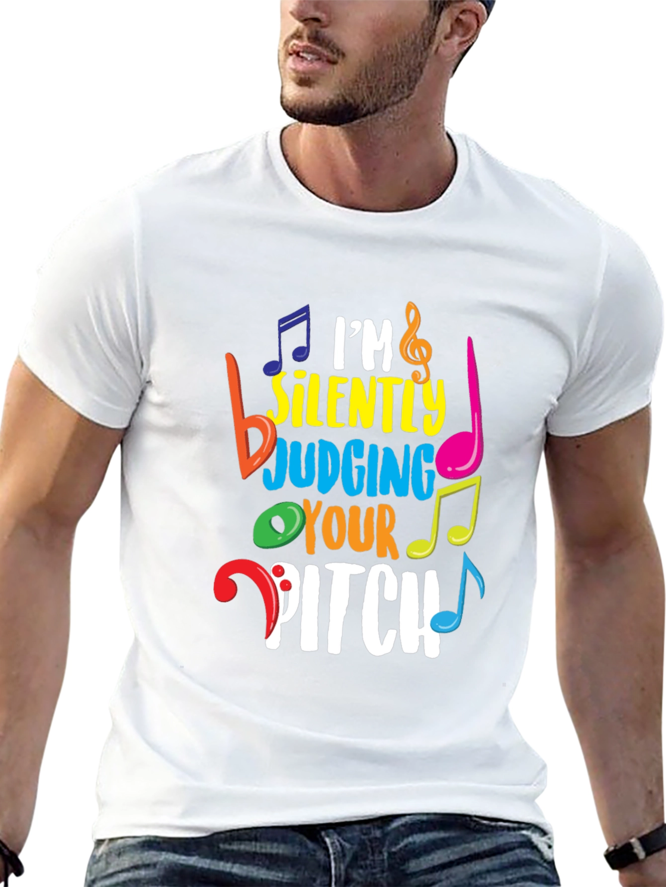Musicians Im Silently Judging Your Pitch Graphic T-Shirt