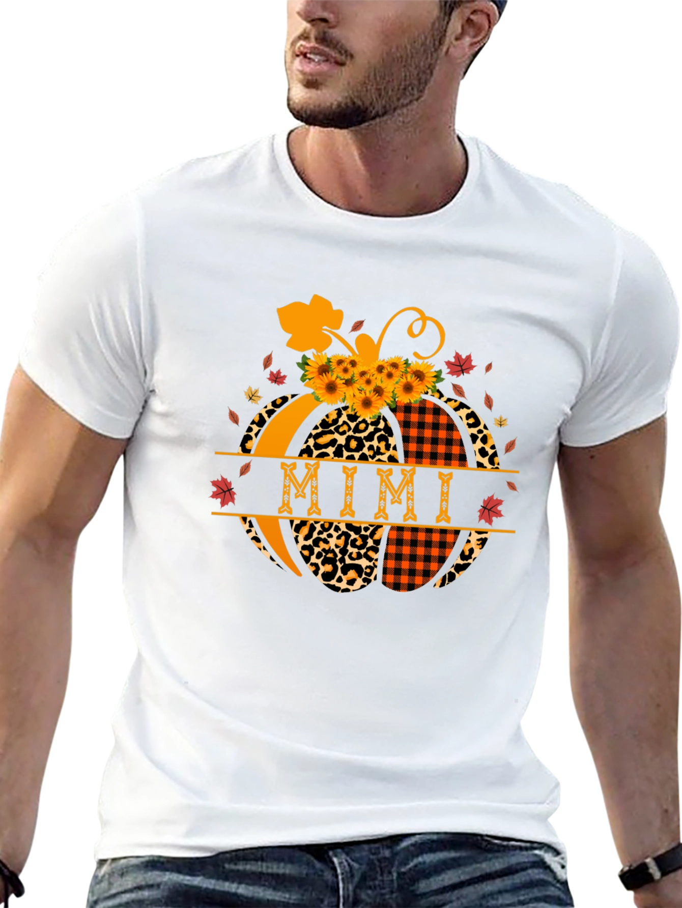 Mimi Pumpkin T-Shirt Fall Thanksgiving
