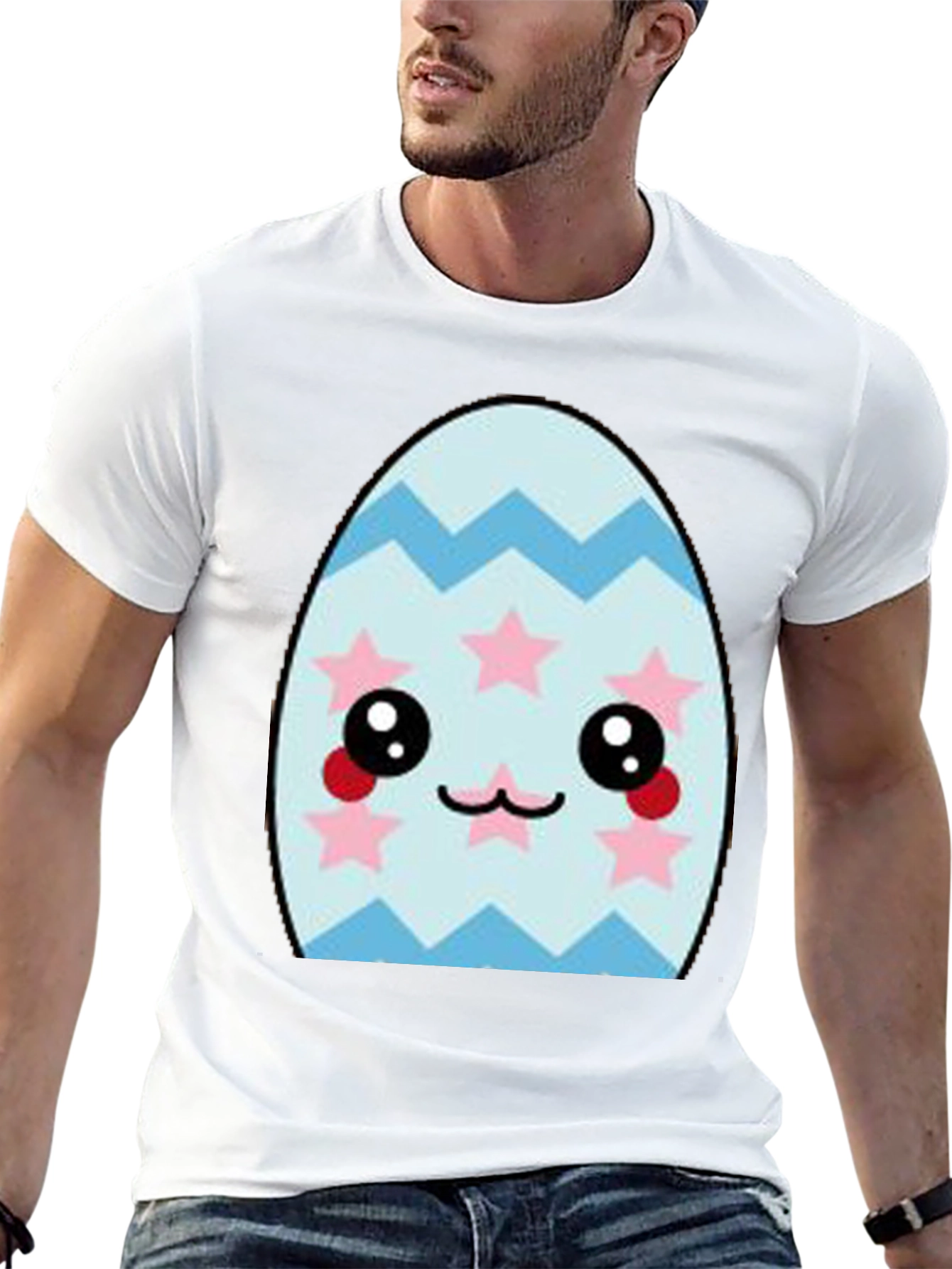 Cute Easter Egg Kawaii Graphic T-Shirt