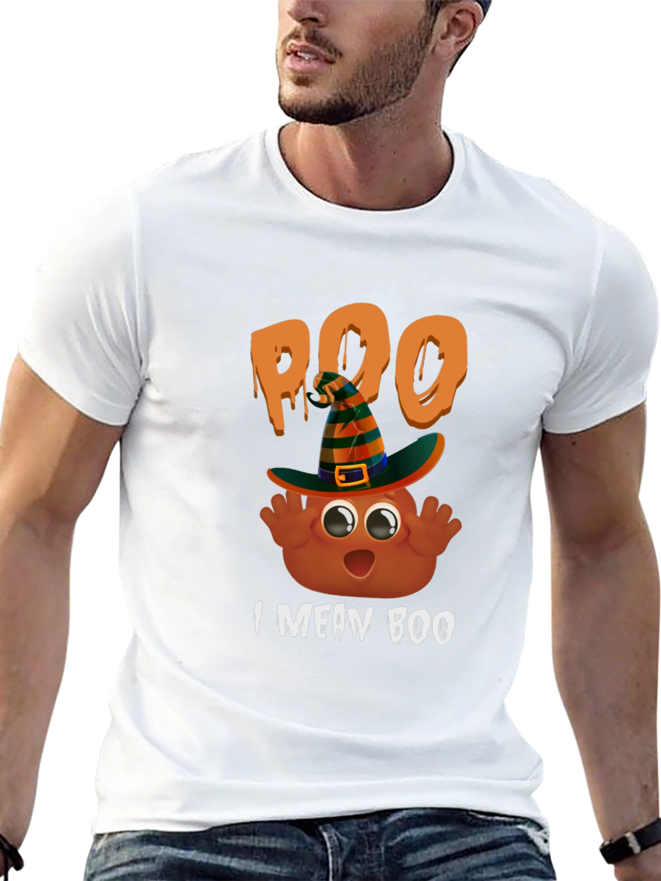 Halloween Poo I Mean Boo T-Shirt