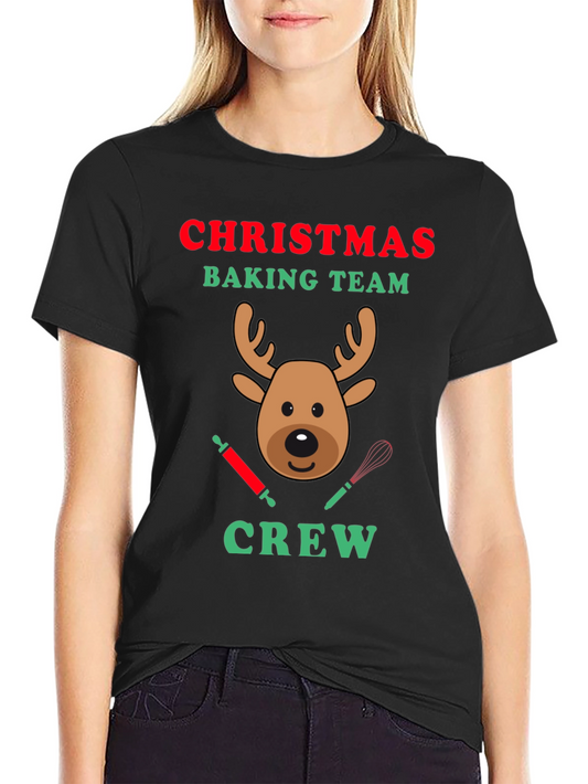 Christmas Baking Team Crew T-Shirt