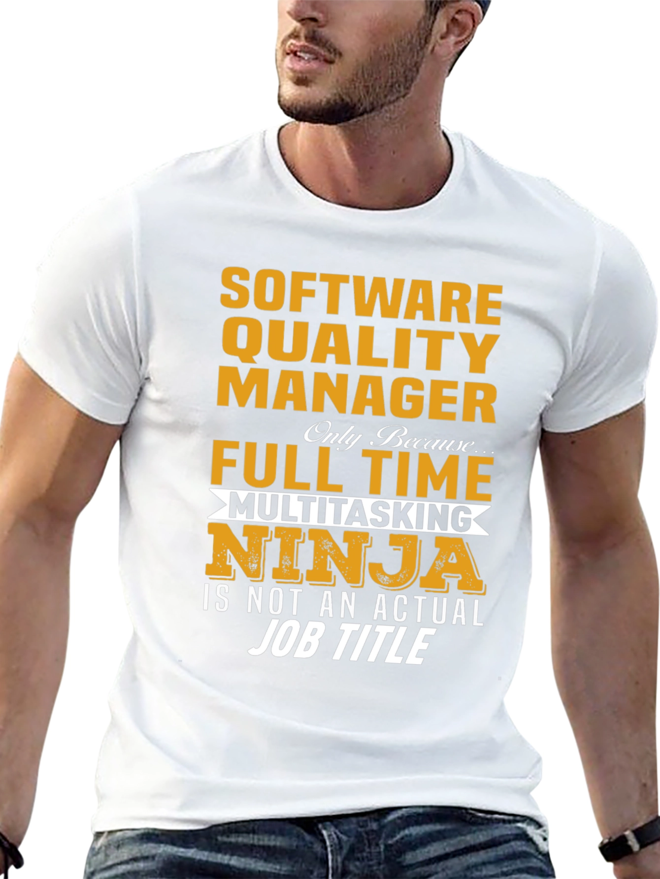 Software Quality Manager T-Shirt - Ninja Job Title