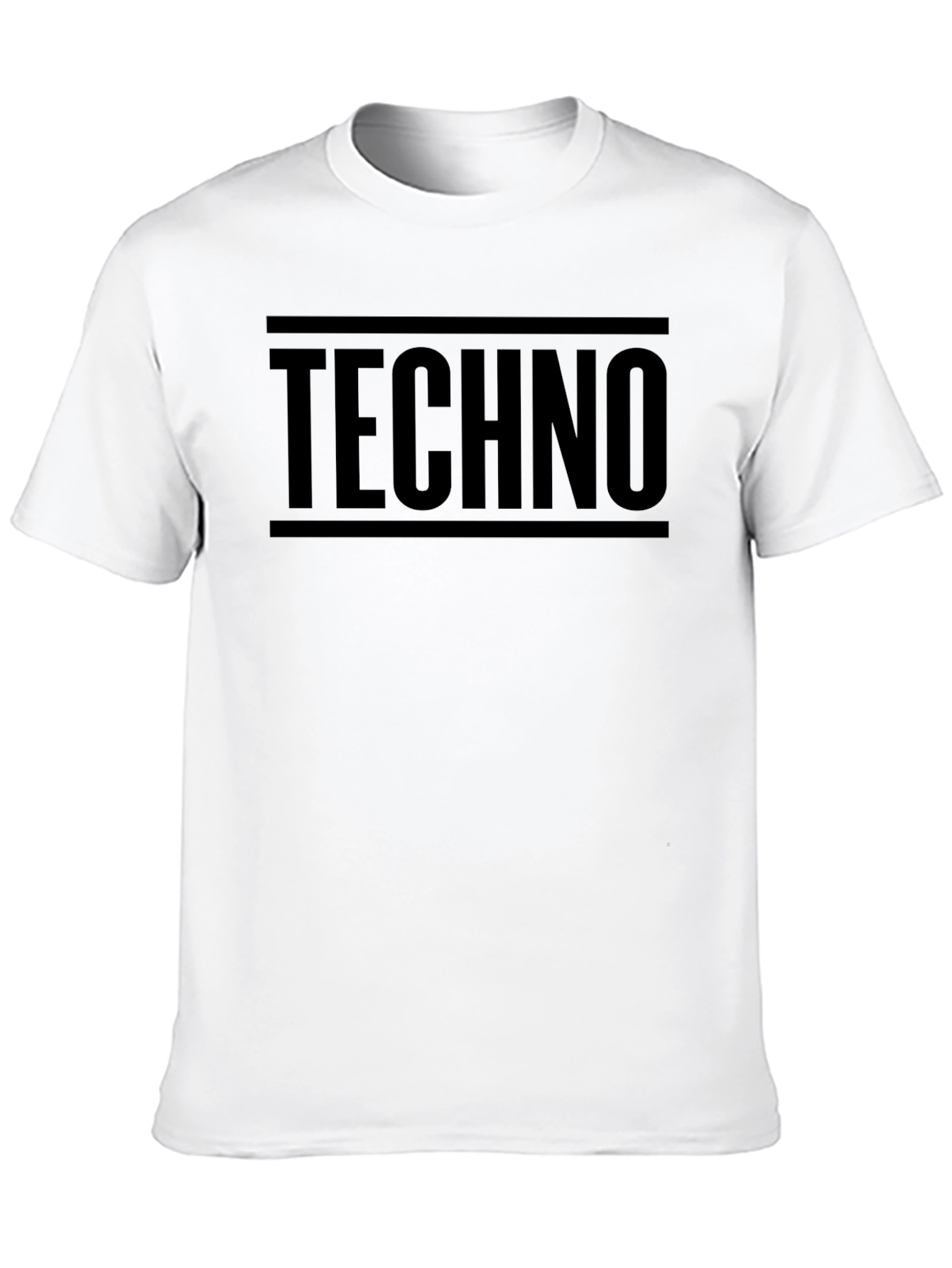 Techno Music T-Shirt - Black Graphic Tee