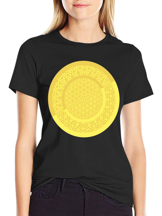 Geometric Circle Graphic Tee - Mens Black T-Shirt