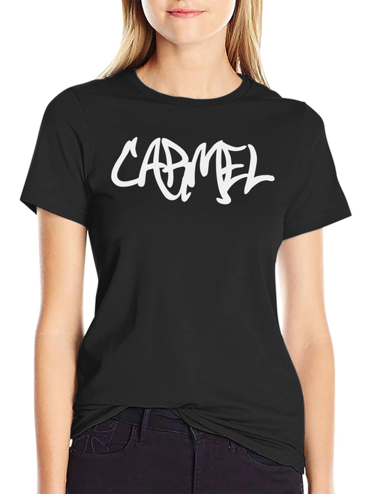 Carmel Graphic Tee - Black Cotton Blend